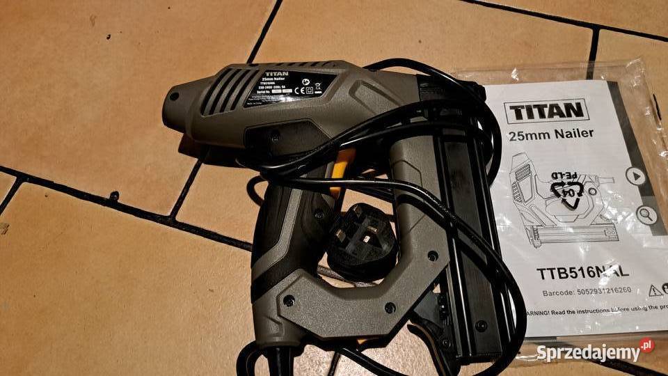 Gwożdziarka elektryczna TITAN nowa Leszno sprzedam