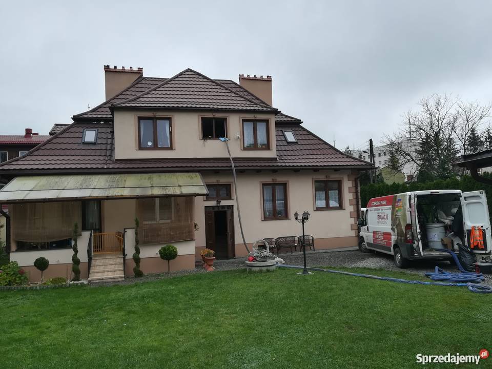 Ocieplanie poddaszy piana podkarpackie Przemyśl usługi budowlane