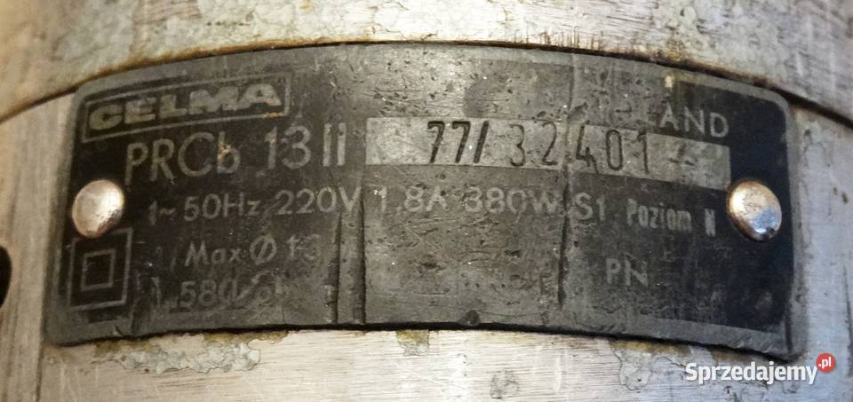 Wiertarka CELMA PRCb 13II 220 V 380 W uchwyt 13 Dom i Ogród Gliwice