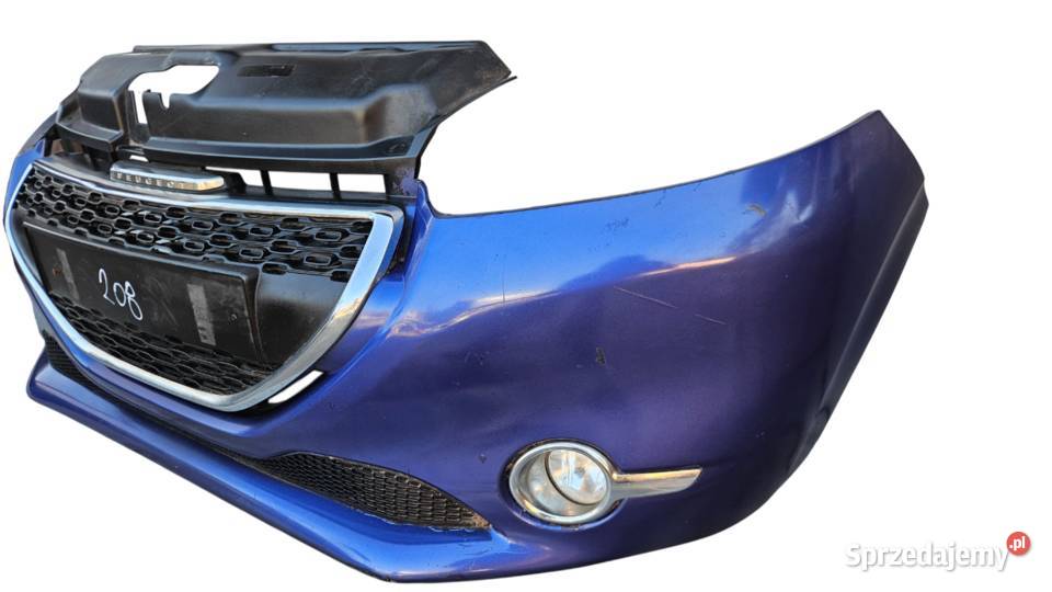 PEUGEOT 208 ZDERZAK PRZEDNI PRZÓD HALOGENY CHROM mazowieckie Radom