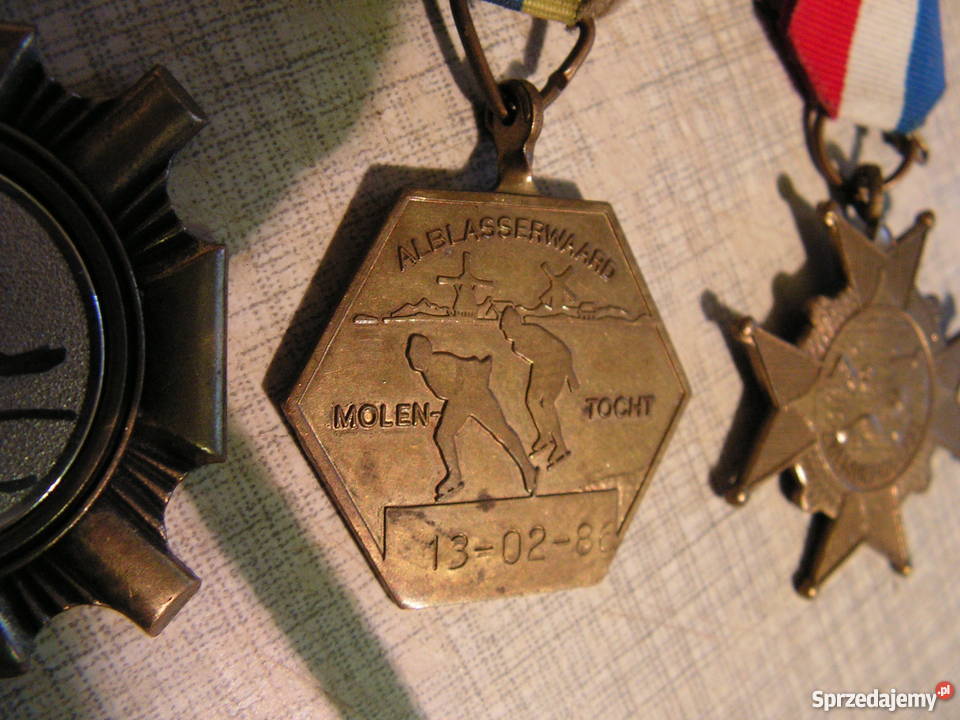 francuskie i belgijskie medale sportowe z lat Sieradz sprzedam