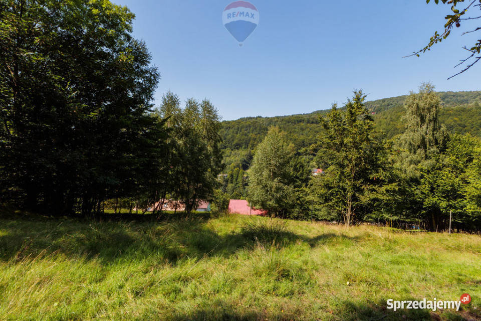 Działka z widokiem na góry Międzybrodzie Międzybrodzie Żywieckie sprzedam