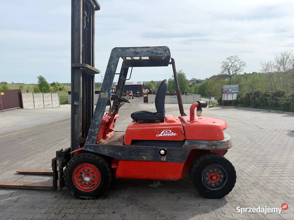 wózek widłowy LINDE H40D DEUTZ diesel 4000 wys Działoszyn sprzedam