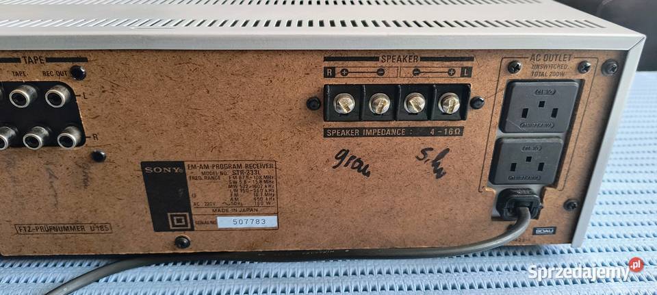 Amplituner sony STR 333L mazowieckie Marki