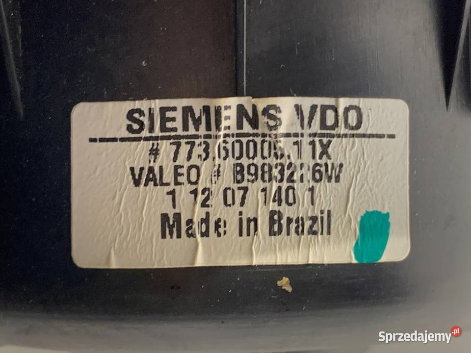 DMUCHAWA NAWIEWU VW GOLF V WENTYLATOR