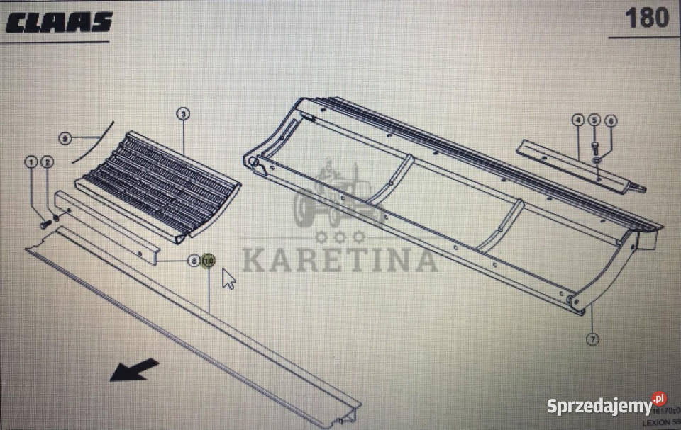 CLAAS 00 0777 244 0Claas Lexion Pozostałe wielkopolskie Jastrzębniki