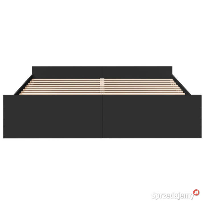 Rama łóżka z szufladami czarna 200x200 WM3280266 Warszawa