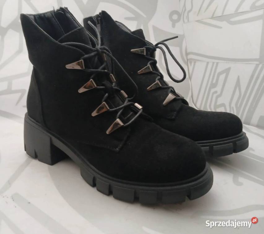 Buty botki zimowe 38 wkł 245 Półbuty Warszawa