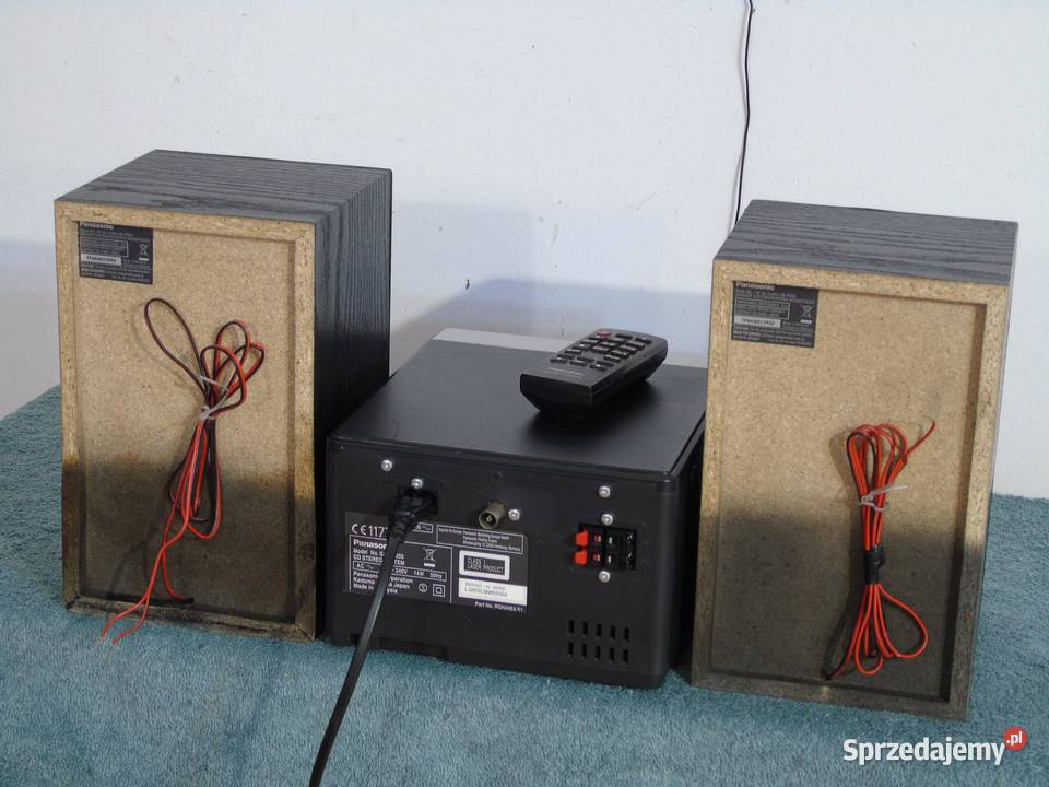 Wieża Panasonic SAPM250 pilot USB mp3 BT CD kol podkarpackie Jasło