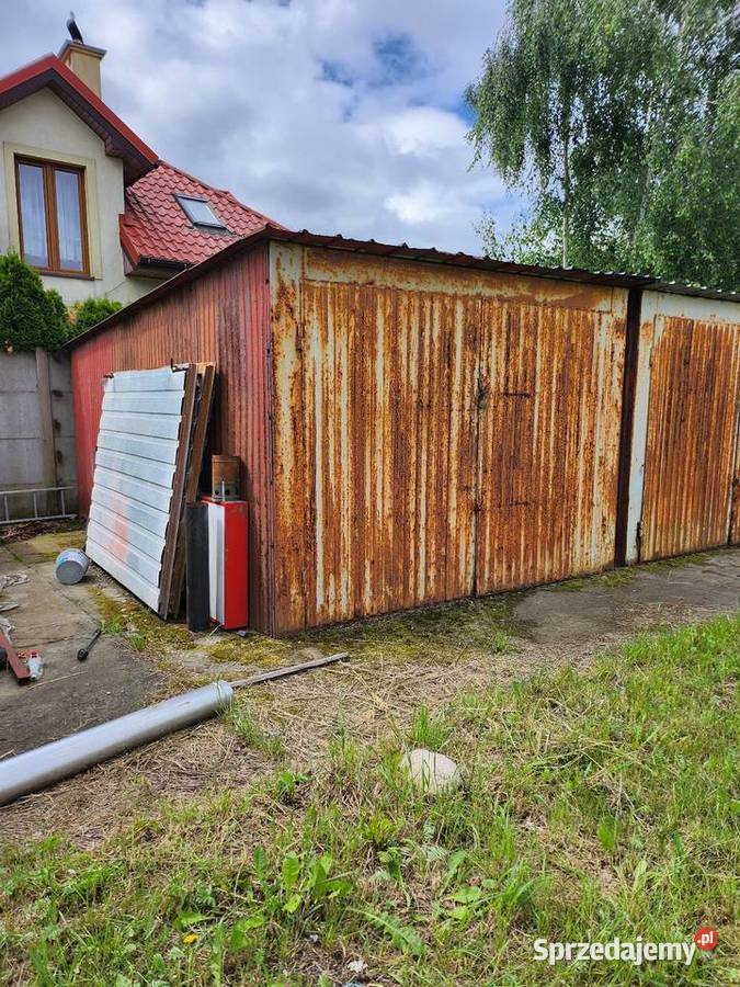 Sprzedam 2 garaże blaszane z grubej blachy blacha Pruszków