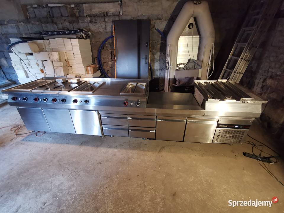 CIĄG GASTRONOMICZNY 37 m Frytownica 18 kW Gastronomia Zielona Góra sprzedam