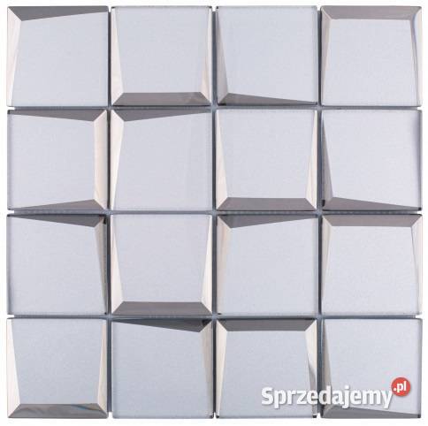 Mozaika szklana Square Silver 3d Iryda 298298 HM mazowieckie