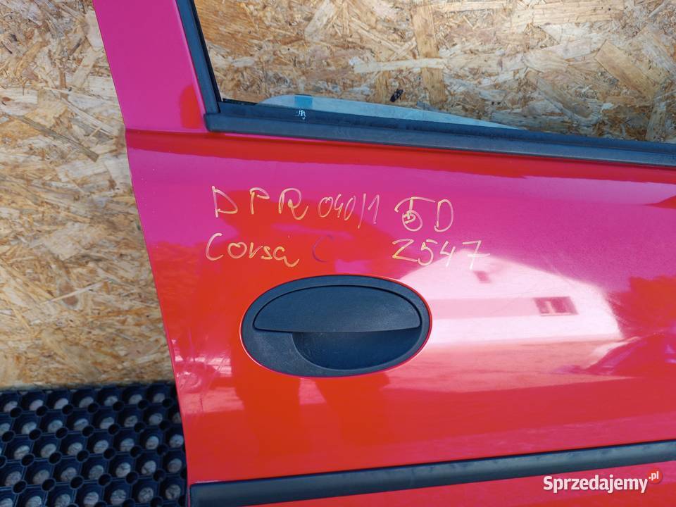 OPEL CORSA C 5D Z547 DRZWI PRZÓD PRAWY PRAWE wielkopolskie Słowikowo