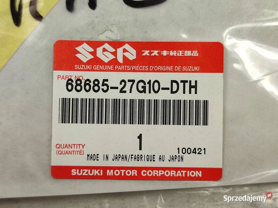 NAKLEJKA VSTROM NA PRAWY BOCZEK SUZUKI DL650