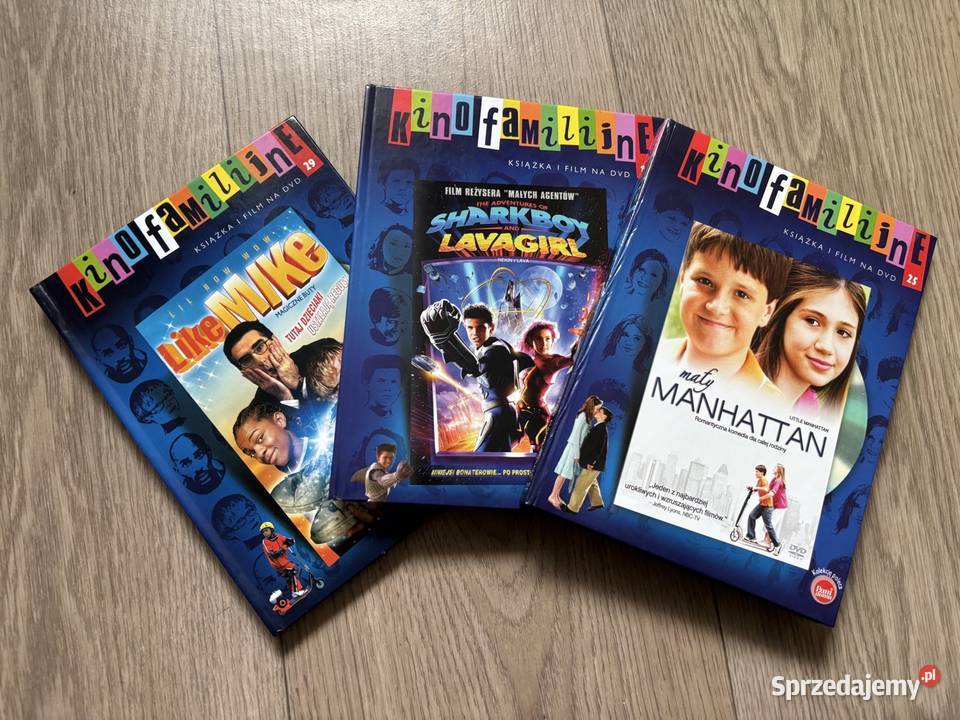Kino familijne kolekcja książka i film DVD 8 dubbing Kultura i Rozrywka mazowieckie Warszawa