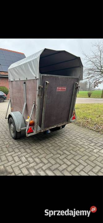 Przyczepa do przewozu koni bydła małopolskie Wilczyska