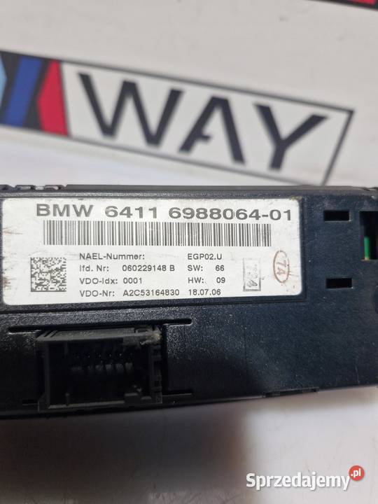 BMW E87 E90 E91 E92 E93 PANEL STEROWANIA