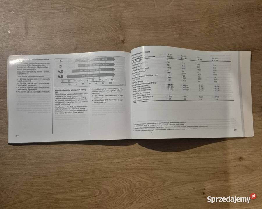 Książka Użytkowanie Obsługa techniczna Opel śląskie sprzedam
