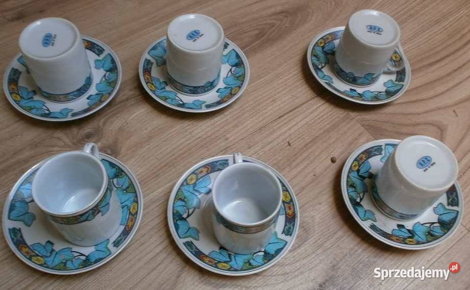 6 Filiżanek espresso Dziecięcych ze Spodeczkami Kraków