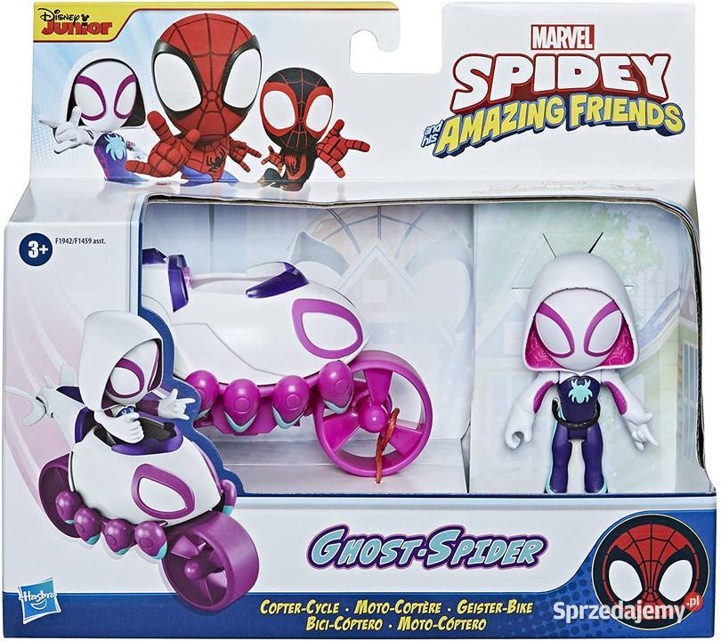 Figurka Ghost Spider Motor Copter Cycle Pojazd Figurki
