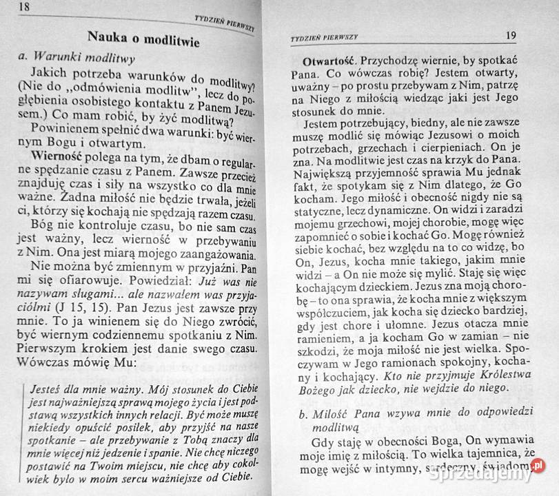 rozmawiać z Bogiem Lucy Roony SND Robert Faricy lubelskie Chełm