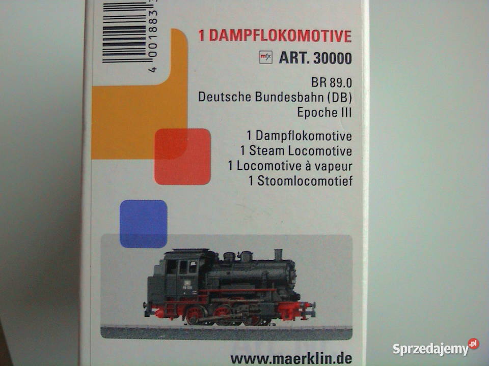 Marklin 30000 BR 89 Parowóz Jaworzno sprzedam