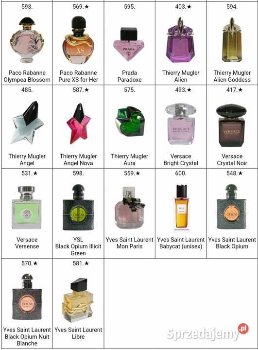 Perfumy premium glantier Myślenice