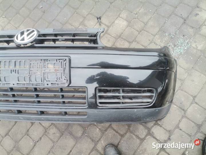 VW GOLF 4 IV ZDERZAK PRZÓD PRZEDNI CZARNY Zderzaki Nowy Sącz