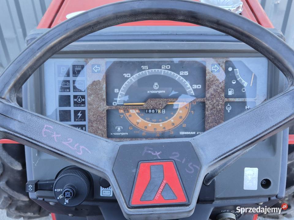 Traktorek traktor YANMAR FX215D 21 44 Skrzynia biegów Manualna dolnośląskie Małuszyn