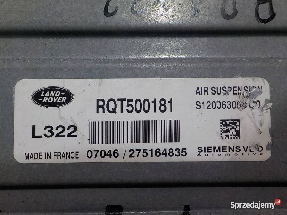 RANGE ROVER L322 LIFT 36 TD V8 07r modul osobowe Suków