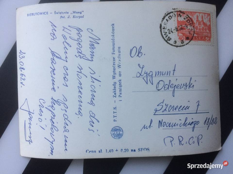 1104 Widokówka Bierutowice Szczecin