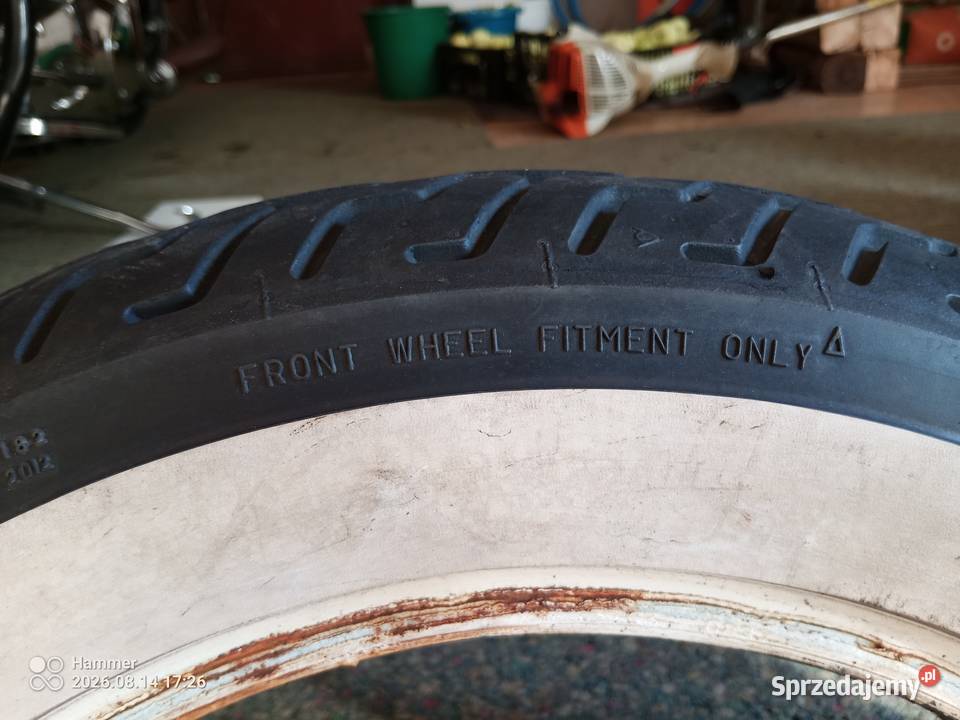 OPONA DUNLOP D402F BIAŁY BOK PRZEDNIA 72H 2016 Ostróda