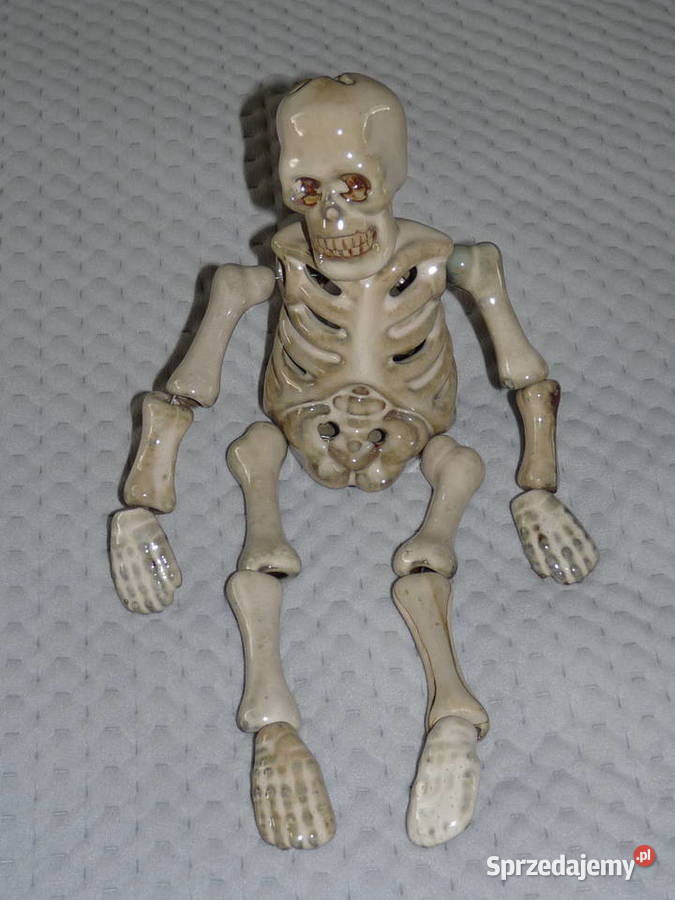 Ceramiczna figurka kościotrupa na Halloween Kraków sprzedam