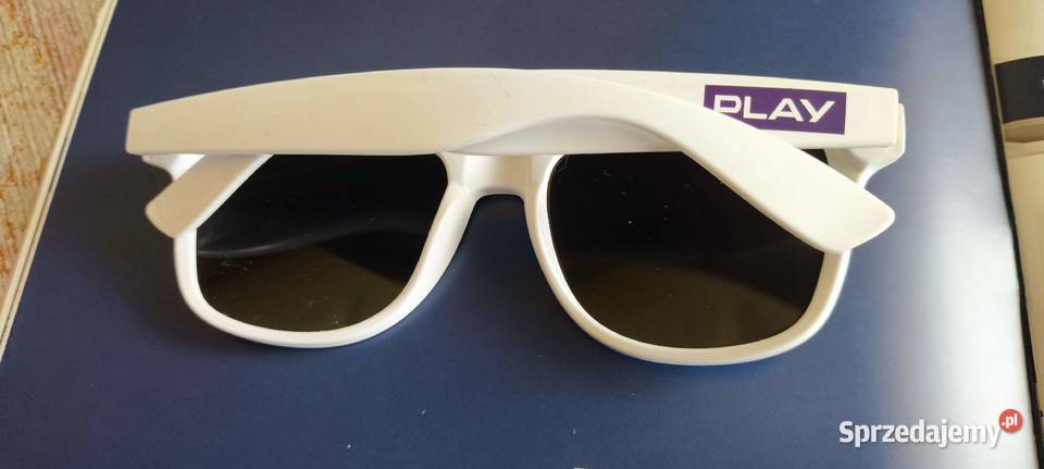 Nowe okulary przeciwsłoneczne UV400 białe play śląskie Gliwice