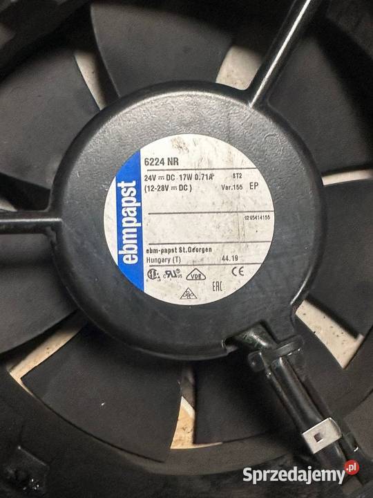 Wentylator osiowy ebmpapst 6224 śląskie Antonie sprzedam