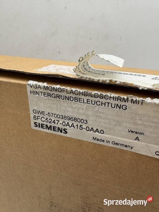 Siemens 6FC52470AA150AA0 Display mazowieckie Warszawa