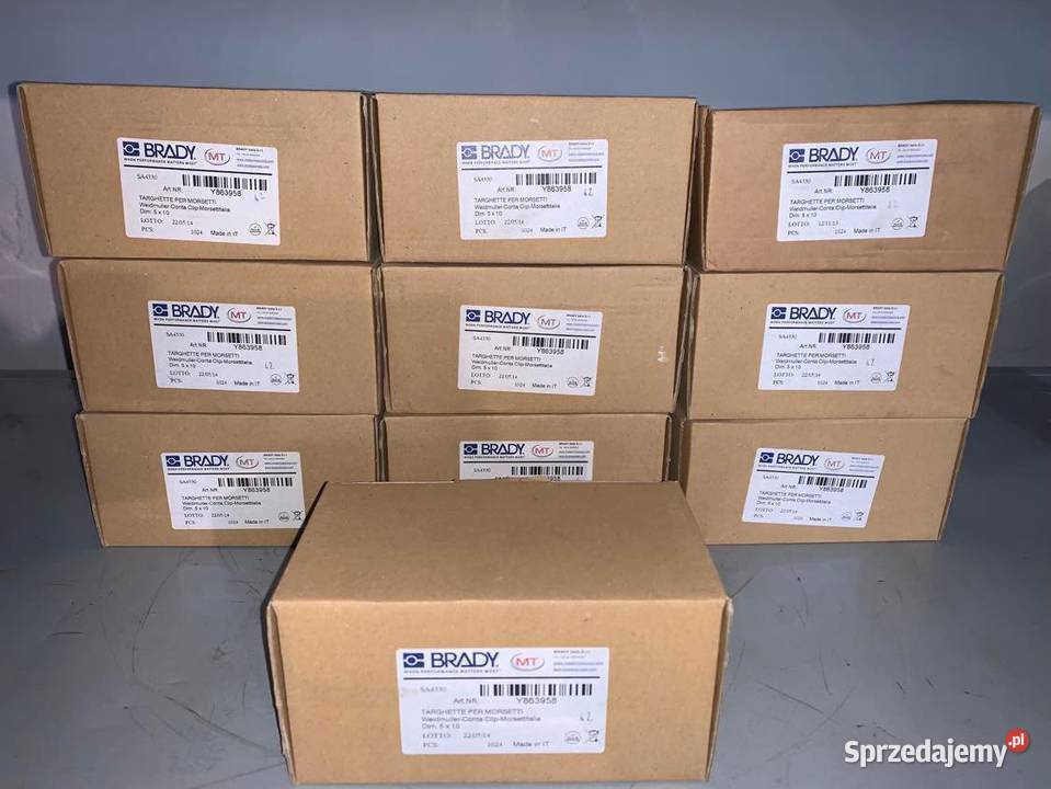 Brady Targhetta 5x10 non adhesive x10 pack x mazowieckie