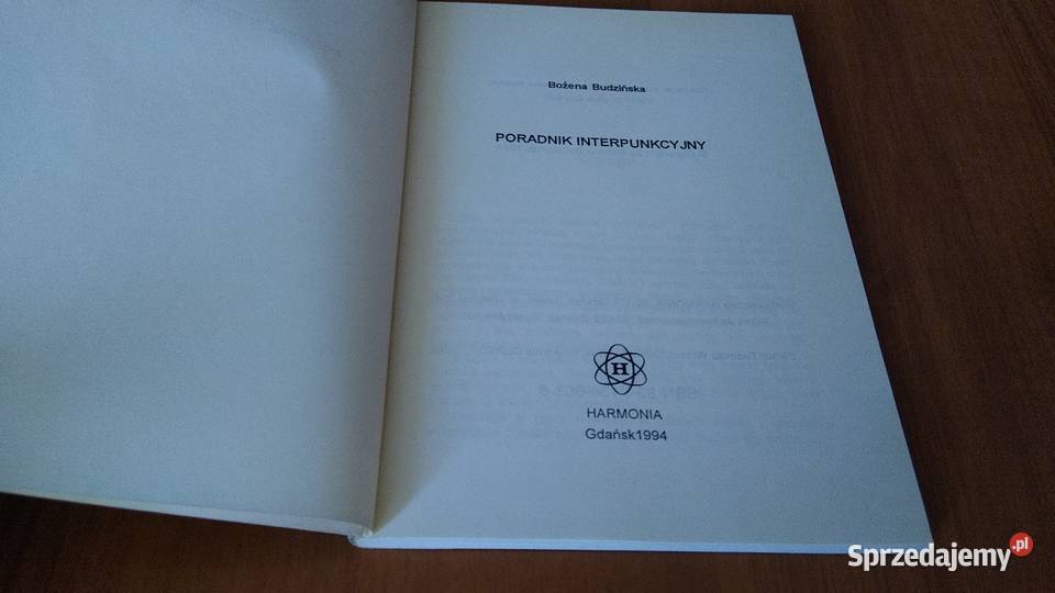 Poradnik interpunkcyjny Bożena Budzińska Podręczniki
