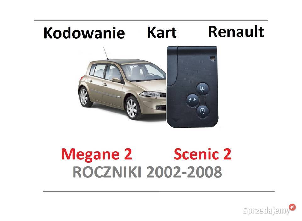 Karta plus kodowanie Renault Megane 2 Scenic 2 Motoryzacja Warszawa