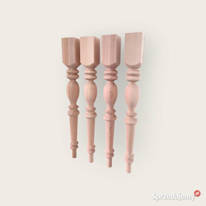 noga stołowa nogi buk bukowe toczone 75 stół Bolesławiec