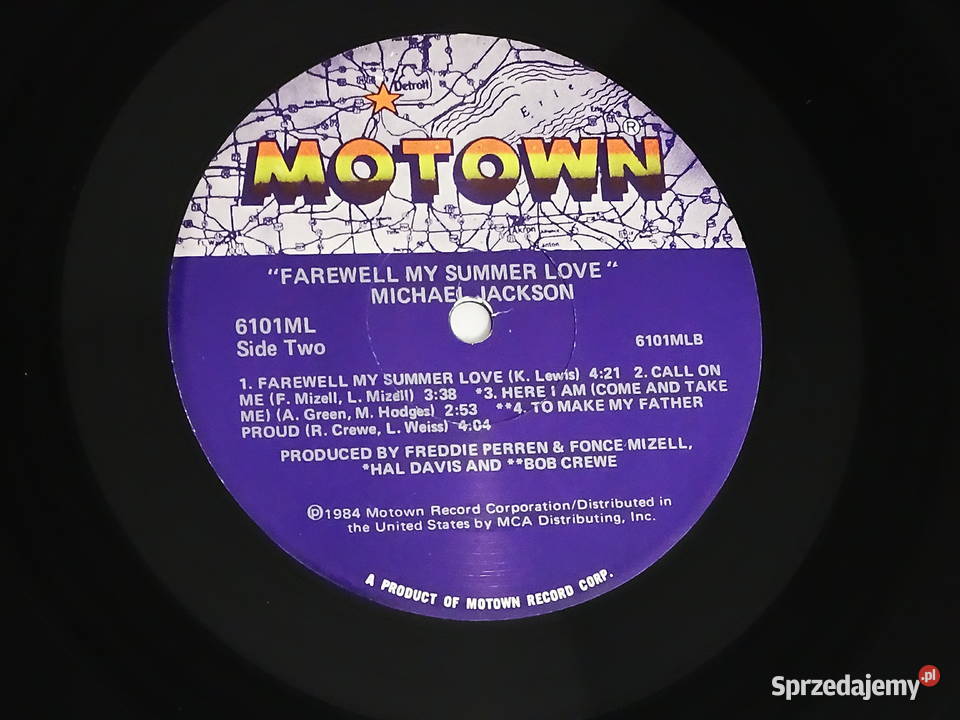 Michael Jackson Farewell My Summer Love LP 1984 Biłgoraj
