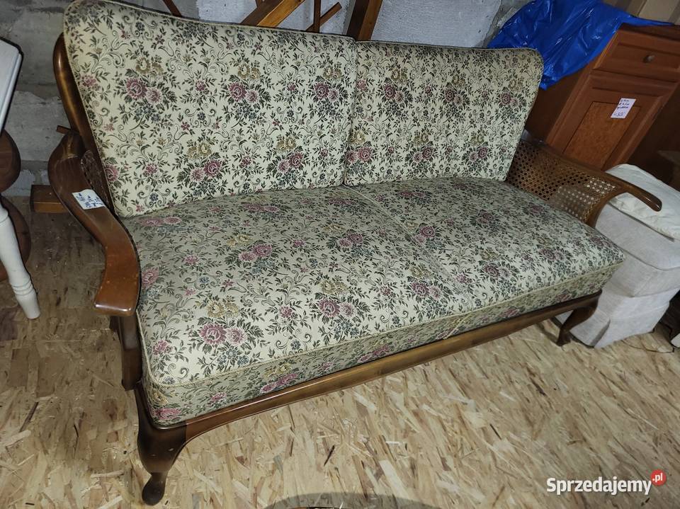 Sofa stylowa 3 osobowa vintage antyk chippendale Sypniewo