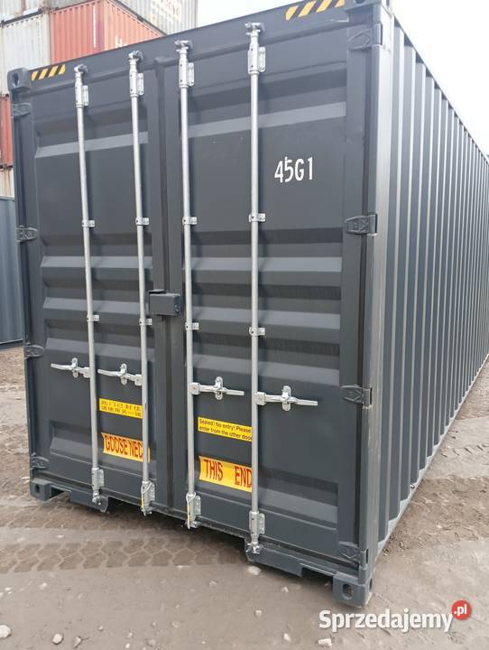 Kontener morski 40hc antracyt double door
