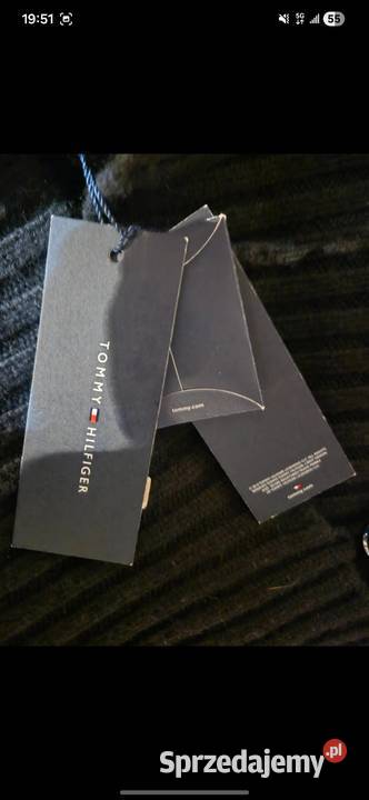 Sweter bez rękawów czarny Tommy Hilfiger stan Swetry i golfy zachodniopomorskie Czaplinek