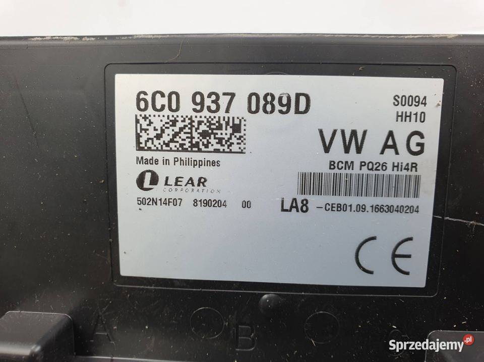 MODUŁ SKODA FABIA III 6C0937089D sprzedam