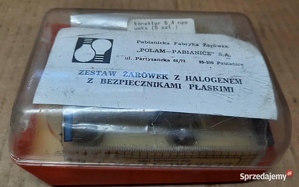 Zestaw żarówek 12V Polam Pabianice z lat PRL wielkopolskie Ostrów Wielkopolski