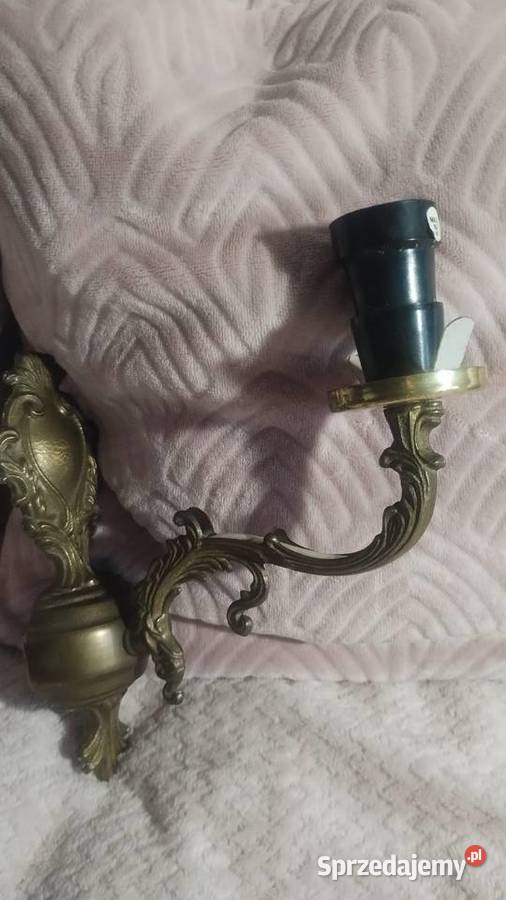 Mosiężny kinkiet podkarpackie