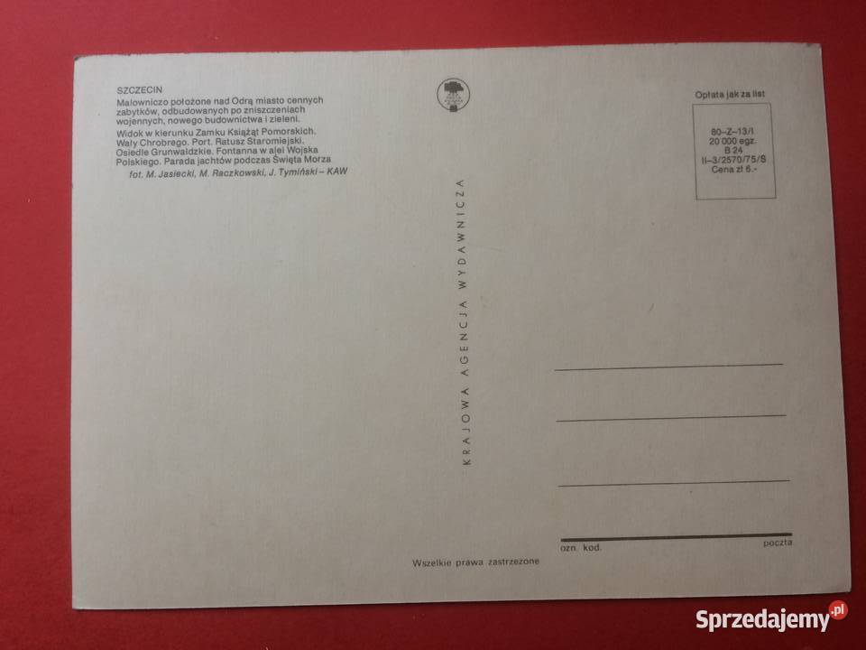 623 Widokówka Szczecin