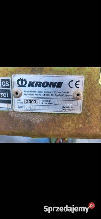Zgrabiarka Krone schwadro 761 Kobylno