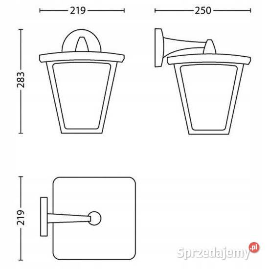 KInkiet zewnętrzny PHILIPS COTTAGE 154813016 LED wielkopolskie Szamotuły